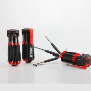 Screw Driver with Torch 8-in-1, ET802