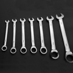 Rachet Wrench Set Combination Wrench Spanner. 7-Pcs OLM