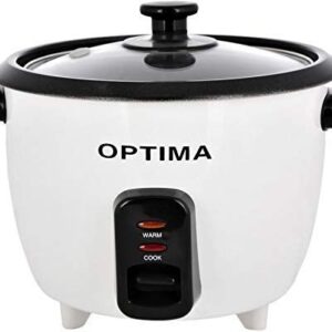 Optima 1.0 Liter Rice Cooker - RC450 White & Black