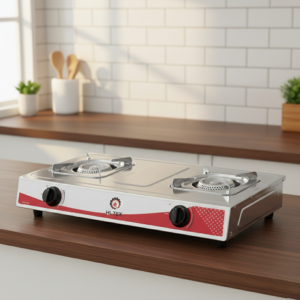 Stainless Steel Stove 2 Burner