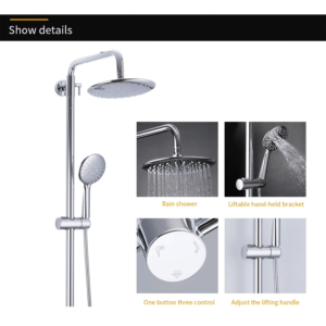 Shower Set JW Round Chrome