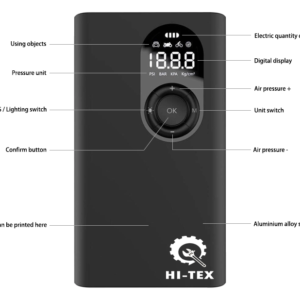 Portable Air Compressor HI-TEX  مضخة هواء