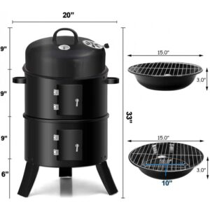 BBQ Smoker 3in1