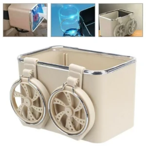 Car Armrest Box And Paper Towel Beige