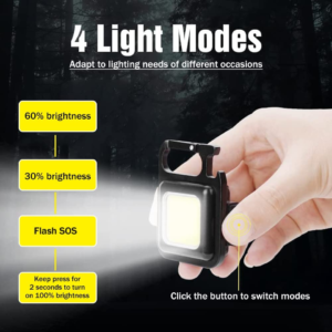 Rechargeable Keychain Light COB