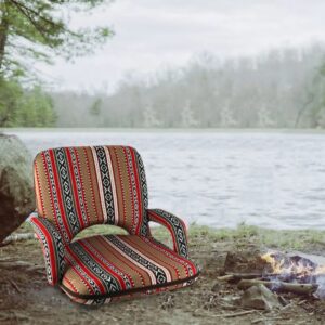 Folding Ground Chair with Armrest