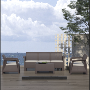 Outdoor Plastic Sofa Set