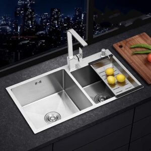 Sink Stainless Steel Chrome [ Quality A ] 85 x 45 mm