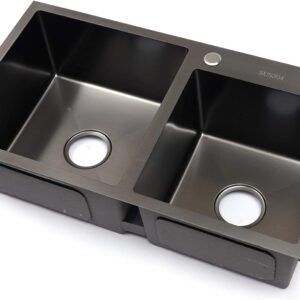 Sink Stainless Steel Black [ Quality A ] 85 x 45 mm