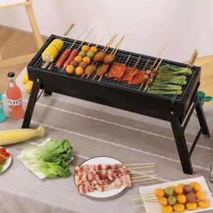 Portable Barbecue Grill Black