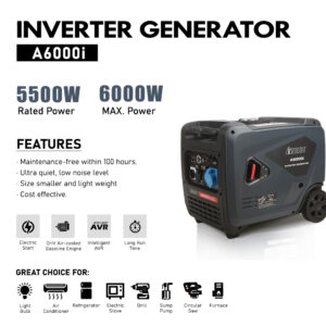 A-ITECH Inverter Generator  [ 6000-W ]