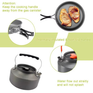 Camping Pan Kit Grey