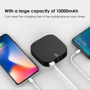 Mini Power Bank Black [ 10000mAH ]