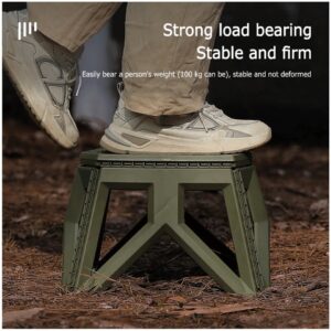 Mini Folding Stool Olive Green