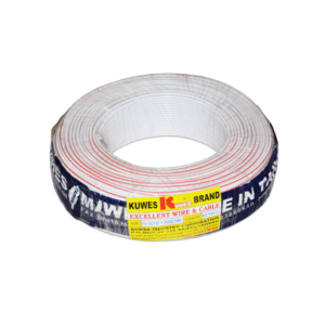 Speaker Cable White with Red Trace