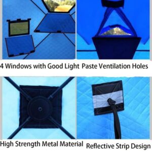 Camping Tent Waterproof Blue