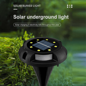 Solar Outdoor Buried Light Blue