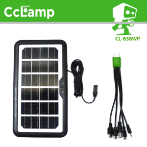 CCLAMP SOLAR PANEL 6V 3.8W