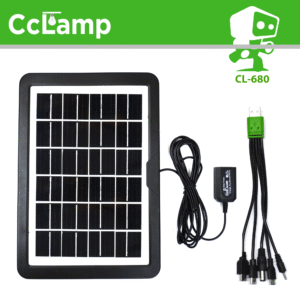 CCLAMP SOLAR PANEL 6V 8W