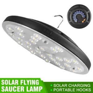 Solar ultra-thin charging UFO Lamp