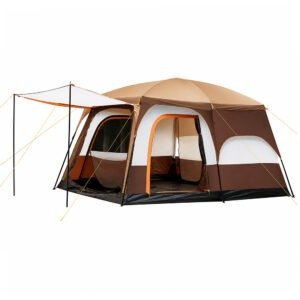 Camping Tent [ 420*305*210 ] Brown