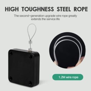 Door Closer Portable Black