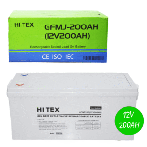HI TEX 200Ah Solar Gel Battery DC 12V
