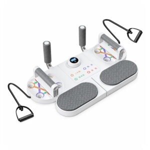 Multifunction Portable Exercise Board with Resistance Bands
