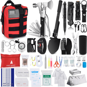 Camping Survival Bag with Emergency Tools [ 140 in 1 ]