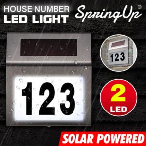 Solar House Number Led Light