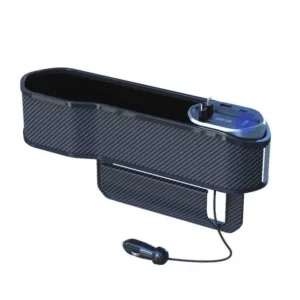 Car Seat Gap Storage Box Black