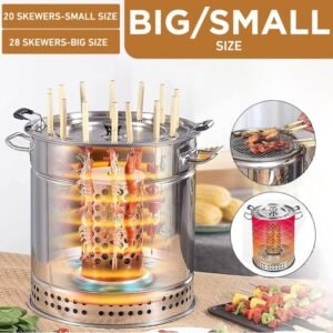 Charcoal Barrel Grill (28 Skewers)