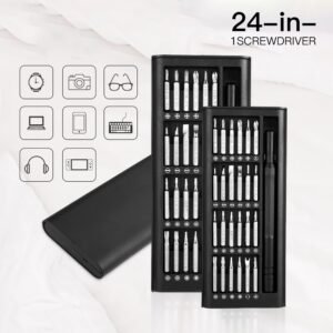 Mobile Screw Driver Black [ 24-Pcs ]