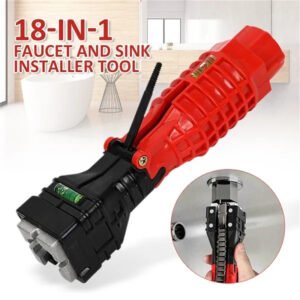 Water Tank Wrench Red 18 in 1