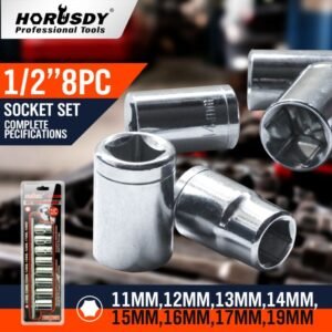 Socket Set 1/2"  [ 8-Pcs ]
