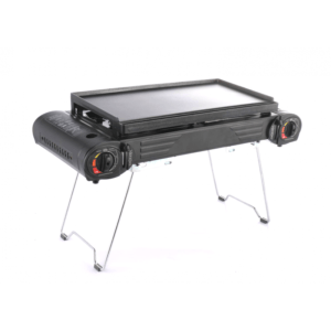 Portable 2 Burner Gas Stove with Leg