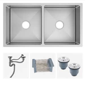 Sink Stainless Steel Chrome [ Quality B ] 85 x 45 mm