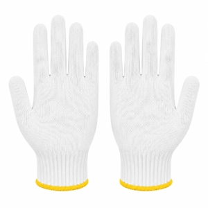 Cotton Gloves Yellow N/Q