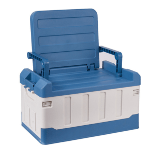 Camping Storage Box with Chair Blue
