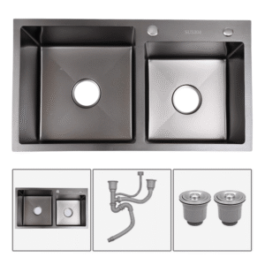 Sink Stainless Steel Black [ Quality A ] 85 x 45 mm
