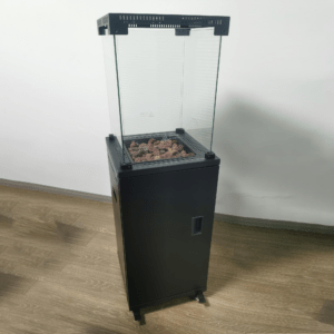 Gas Heater Square Black