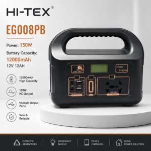 Portable Power Station Black [ 150-W ]