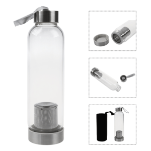 550ml Stainless Steel Tea Glass Bottle Infuser