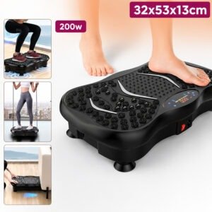 Vibration Plate Exercise Machine Black