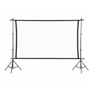 Dual Tripod Projector Screen 120"