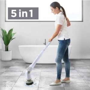 360° Rechargeable Rotating Cleaning Spin Scrubber 5 in 1