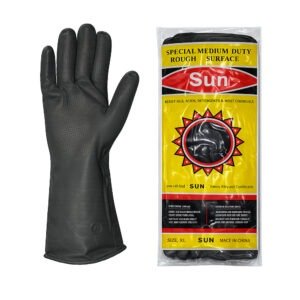 Rubber Gloves Smooth L/D