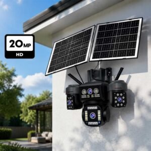 4G Wireless Outdoor Solar Security Camera 20MP