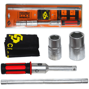 PORTABLE COMBINED TIRE WRENCH
